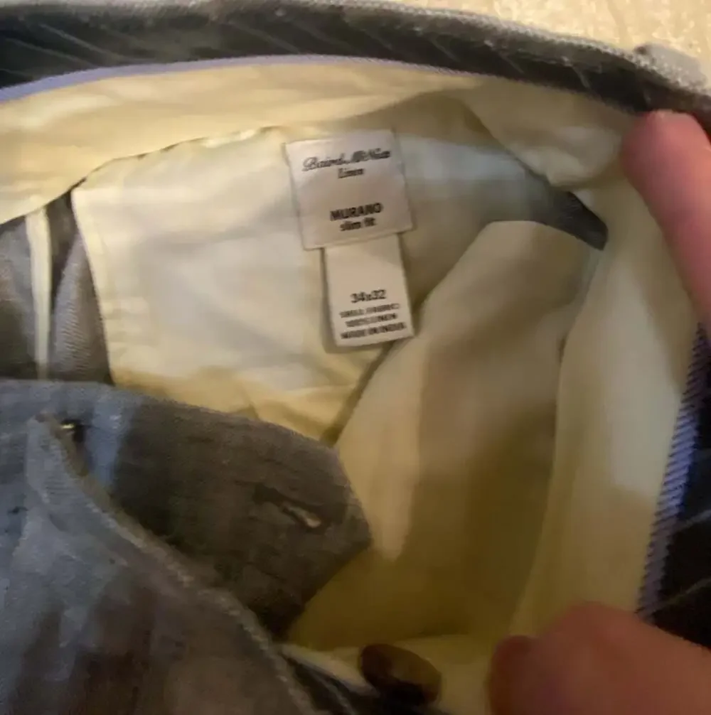 Murano Baird McNutt Slim Fit 100% Linen Pants